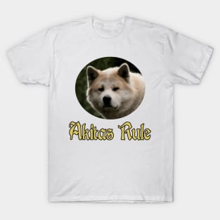 Akitas Rule T-Shirt